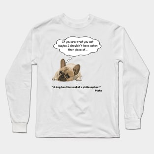 Philosopher dog Long Sleeve T-Shirt